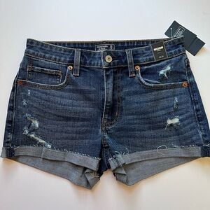 Abercrombie & Fitch low rise shorts sz 25 NWT
